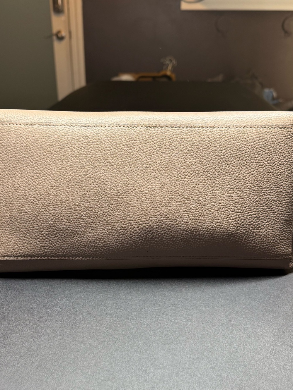 Coach Pebbled Leather Tote in Taupe - Picture 6 of 16